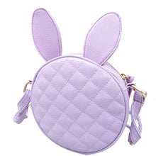 Lovely Women Girl Rabbit Ear Round Embroider Line Faux Leather Crossbody Single Handbag Shoulder Messenger Bag IMY66
