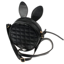 Lovely Women Girl Rabbit Ear Round Embroider Line Faux Leather Crossbody Single Handbag Shoulder Messenger Bag IMY66