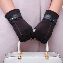 Luva female gloves For Women Bowknot Phone Touch Screen Warm Gloves Outdoor Wrist Mittens Gloves Mittens IMY66