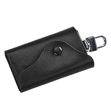 Luxury Men Leather Wallet Car Key Chain Holder 6 Ring Pouch Case IMY66