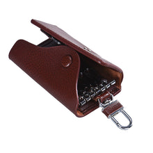 Luxury Men Leather Wallet Car Key Chain Holder 6 Ring Pouch Case IMY66