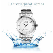 Luxury Couple Lover Watches Men Women Watch Single Quartz Stainless Steel Wrist Watches For Lover IMY66