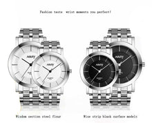 Luxury Couple Lover Watches Men Women Watch Single Quartz Stainless Steel Wrist Watches For Lover IMY66