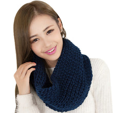 Ms And Circle Neck Chunky Knitted Infinity Scarf Wraps For Women IMY66