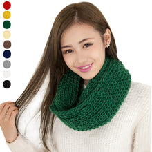 Ms And Circle Neck Chunky Knitted Infinity Scarf Wraps For Women IMY66