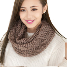 Ms And Circle Neck Chunky Knitted Infinity Scarf Wraps For Women IMY66