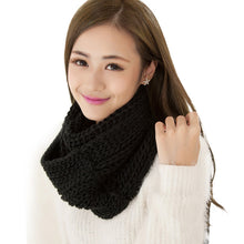 Ms And Circle Neck Chunky Knitted Infinity Scarf Wraps For Women IMY66