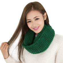 Ms And Circle Neck Chunky Knitted Infinity Scarf Wraps For Women IMY66