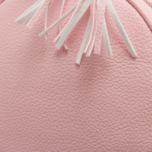 PU Leather Circular Tassels Bag Women Round Shape Handbag Shoulder Messenger Crossbody Bag bolsas femininas IMY66