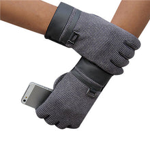 Plaid Goves For Men Phone Touch Screen Full Finger Gloves Warm Outdoor Sport Warm Gloves guantes mujer IMY66