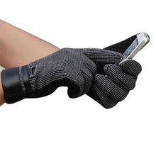 Plaid Goves For Men Phone Touch Screen Full Finger Gloves Warm Outdoor Sport Warm Gloves guantes mujer IMY66