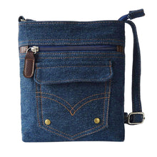 Retro Women Lady Dark Blue Denim Handbag Boho Messenger Crossbody Shoulder Bags Tote Purse Bag bolsas femininas IMY66