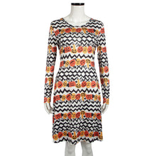 Sexy Halloween Party Dress Women Dresses Pumpkin Print Long Sleeve Swing Mini Dress vestidos femininos IMY66