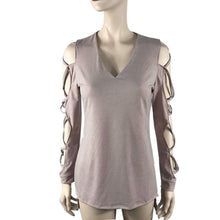 Sexy Hollow Sleeve T-Shirts For Women Solid Casual Club Long Sleeve Tee Shirts femme camisetas y tops IMY66