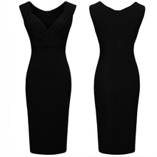 Sexy Women V-neck Bandage Stretch Party Bodycon Pencil Dress IMY66