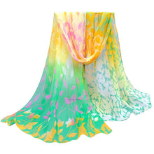Silk Scarf Women Printed Soft Chiffon Shawl Wrap Wraps Scarf Scarves echarpes foulards femme IMY66