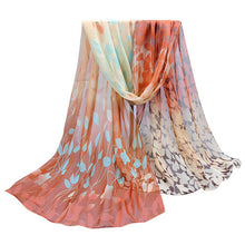 Silk Scarf Women Printed Soft Chiffon Shawl Wrap Wraps Scarf Scarves echarpes foulards femme IMY66