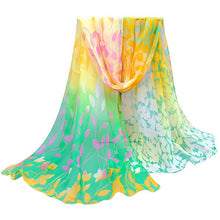 Silk Scarf Women Printed Soft Chiffon Shawl Wrap Wraps Scarf Scarves echarpes foulards femme IMY66