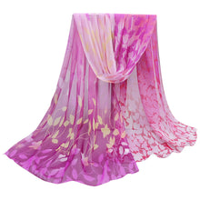 Silk Scarf Women Printed Soft Chiffon Shawl Wrap Wraps Scarf Scarves echarpes foulards femme IMY66