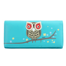 Small Fresh Women Cartoon Owl Long Wallet Purse Clutch Bag Card Holder carteira feminina IMY66