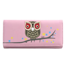 Small Fresh Women Cartoon Owl Long Wallet Purse Clutch Bag Card Holder carteira feminina IMY66