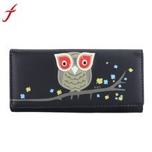 Small Fresh Women Cartoon Owl Long Wallet Purse Clutch Bag Card Holder carteira feminina IMY66