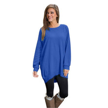 Solid T-Shirts For Women Ladies Casual Loose Long Sleeve Tunic Tops Pullover Tee Shirt femme camisetas y tops IMY66