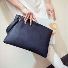 Solid Women Clutch Bag PU Leather Women Envelope Bag Clutch Evening Bag Female Clutches Handbag bolsas feminina IMY66
