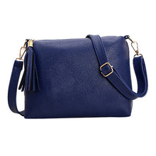 Solid Women Shoulder Bag Ladies PU Leather Tassel Crossbody Bag For Women Handbag Messenger Bag bolsas femininas IMY66