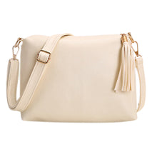Solid Women Shoulder Bag Ladies PU Leather Tassel Crossbody Bag For Women Handbag Messenger Bag bolsas femininas IMY66