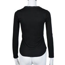 Solid Womens Ladies Sexy T-Shirts Long Sleeve Deep V Neck Pullover Tops Tee Shirts femme camiseta mujer IMY66