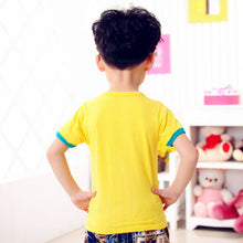 Tee Shirts Clothes For Children Kids Boys Cotton Short Sleeve Tie Pattern Boy's Tops T-Shirt Cothing IMY66