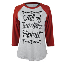 T-Shirts For Women Full Of Spirit Printed Splicing Tee Shirt femme Tops Camisetas Feminina IMY66