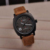 Top Classic Men Business Casual Military Scrub Leather Strap s Wrist Quartz Watch reloj IMY66