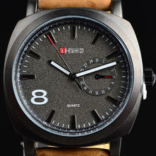 Top Classic Men Business Casual Military Scrub Leather Strap s Wrist Quartz Watch reloj IMY66