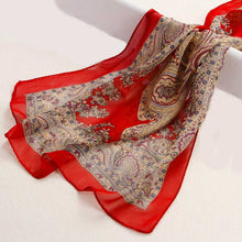 Vintage Silk Scarf Women Lady Long Soft Chiffon Scarf Wrap Shawl Stole Scarves echarpes foulards femme IMY66