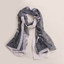 Vintage Silk Scarf Women Lady Long Soft Chiffon Scarf Wrap Shawl Stole Scarves echarpes foulards femme IMY66