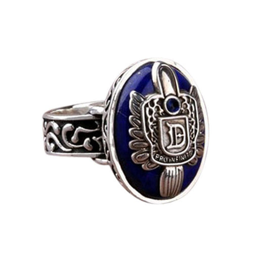 Vintage Vampire Diaries Salvatore Damon Stefan finger Family Crest RING IMY66