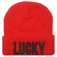 Caps Hats For Women Men Unisex Embroidery Lucky Hat Warm Knitting Cap Hip-hop Beanie Hat Bonnet Balaclava IMY66