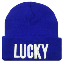 Caps Hats For Women Men Unisex Embroidery Lucky Hat Warm Knitting Cap Hip-hop Beanie Hat Bonnet Balaclava IMY66