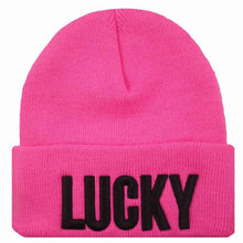 Caps Hats For Women Men Unisex Embroidery Lucky Hat Warm Knitting Cap Hip-hop Beanie Hat Bonnet Balaclava IMY66