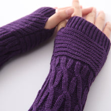 Gloves Women Warm Knit Gloves Fingerless Long Gloves Mitten Hand Arm Wrist Warmer Women Wrist Mittens IMY66