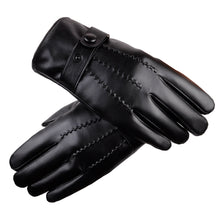 Men Gloves PU Leather Outdoor Motorcycle Full Finger Phone Touch Screen Warm Gloves Mittens guantes mujer IMY66