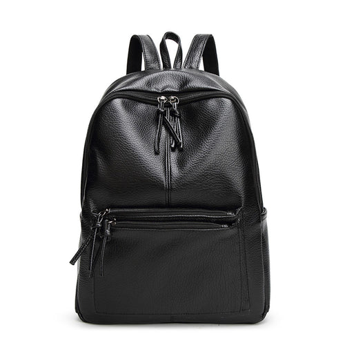 Women Backpack PU Leather Travel Satchel Shoulder Backpack School Rucksack Bags for teenage girl mochilas mujer IMY66