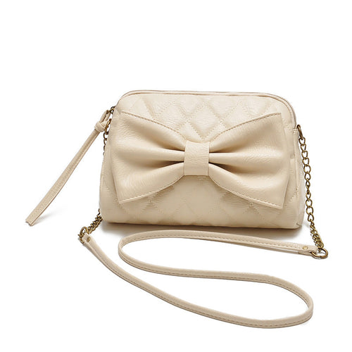 Women Bag Faux Leather Messenger Shoulder Bowknot Satchel Crossbody Tote Handbag Bolsas Feminina IMY66