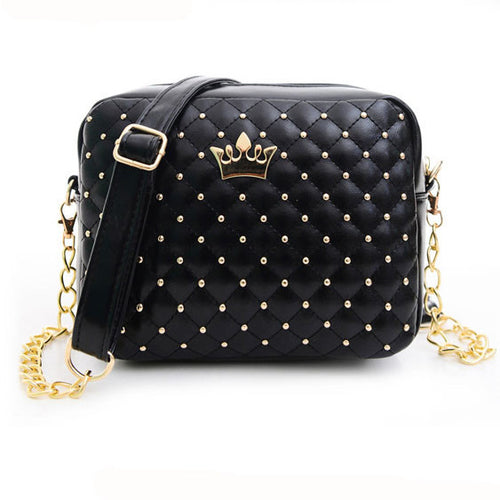 Women Bags Rivet Chain Shoulder Bag Leather Cross Messenger body Clutch Tote Satchel Wallets IMY66