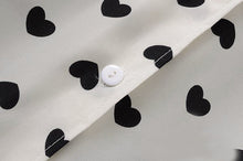 Women Blouses Long Sleeve Shirt Chiffon Lady Love Heart Sweet Chiffon Blouse Tops blusas y camisas mujer IMY66