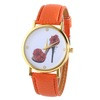 Women Casual Dress Watches High-heeled Shoes Prined Faux Leather Analog Quartz Wrist Watches relojes mujer IMY66