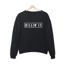 Women Casual Hooded Sweatshirt Hoodie Letter Print Long Sleeve Loose T-Shirts Tee shirts Tops camisetas y tops IMY66