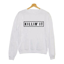 Women Casual Hooded Sweatshirt Hoodie Letter Print Long Sleeve Loose T-Shirts Tee shirts Tops camisetas y tops IMY66